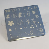 Infinite Flower (CjS-04) - CJS Small Stamping Plate
